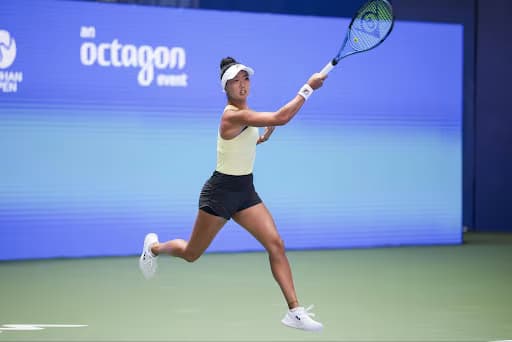 Ann Li la turneul de la Wuhan, 2025.